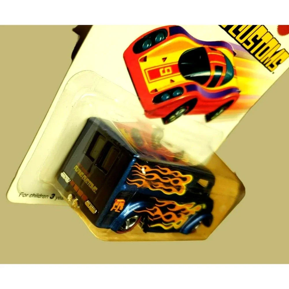 2006 Hot Wheels Flying Customs Dairy Delivery Blue Diecast MOC 1:64 #K4750